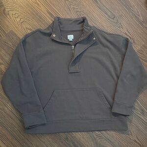 A New Day Brown Quarter-Zip Pullover